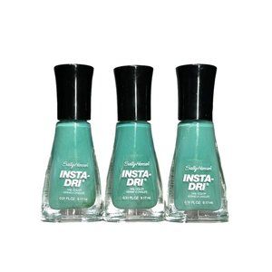 3X SALLY HANSEN INSTA-DRI NAIL POLISH - Color #440 Mint Sprint